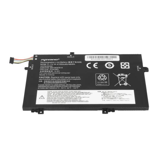Bateria Movano do Lenovo ThinkPad L14 L15 L480 L580