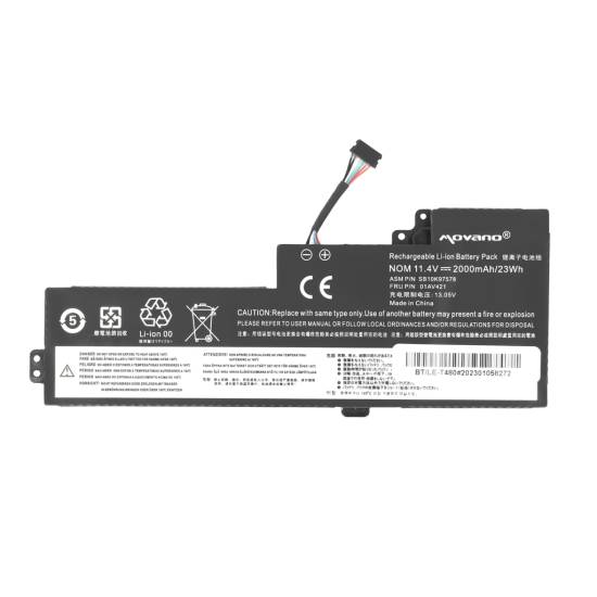 Bateria Movano do Lenovo ThinkPad T470 T480 - wewnętrzna