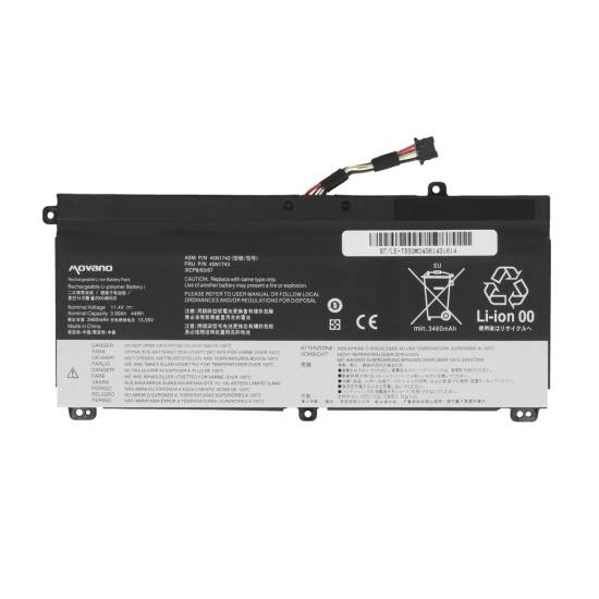 Bateria Movano do Lenovo ThinkPad T550 T560 W550 W550s
