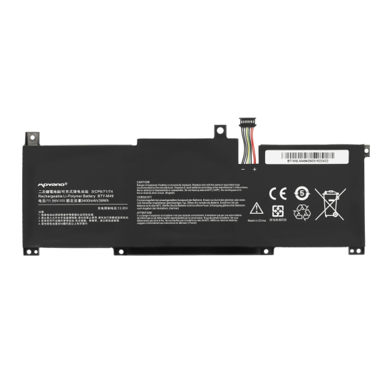 Bateria Movano do MSI Modern 14, Prestige 14, Summit E14