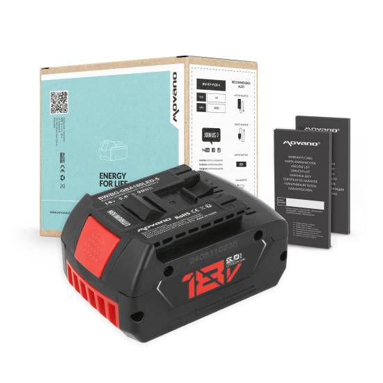 Bateria Movano do Bosch GBA BAT609 BAT618 (5000 mAh)