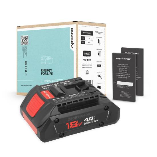 Bateria Movano do Bosch GBA BAT609 BAT618 (4000 mAh)