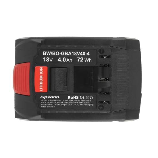 Bateria Movano do Bosch GBA BAT609 BAT618 (4000 mAh)
