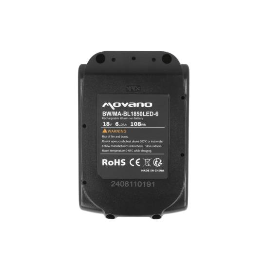 Bateria Movano do Makita BL1830 BL1850 (6000 mAh)