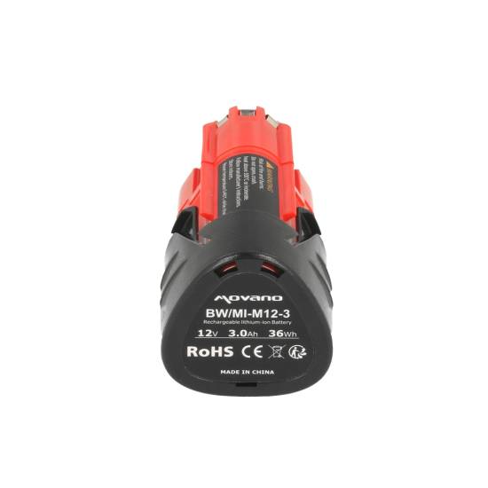 Bateria Movano do Milwaukee C12 M12