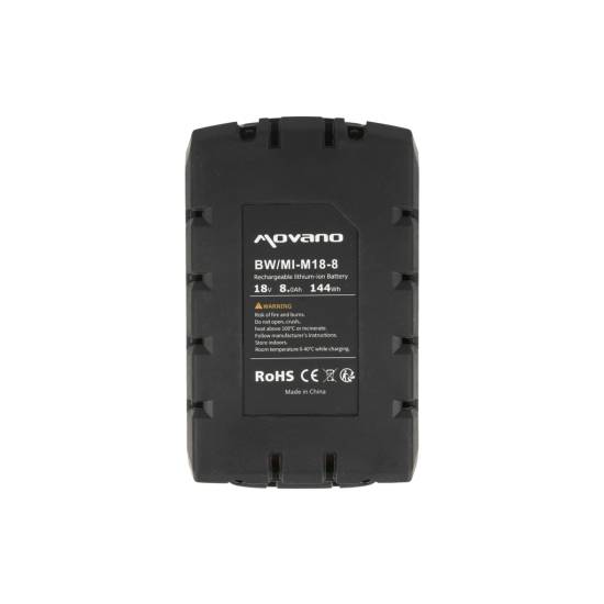 Bateria Movano do Milwaukee M18 (8000 mAh)