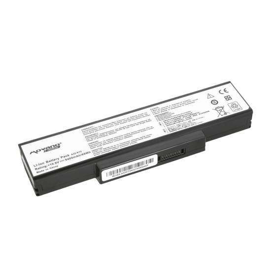 Bateria Movano Premium do Asus K72 K73 N73 X77 (6400mAh)