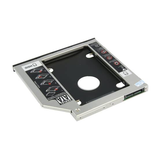 Kieszeń na dysk uniwersalna SATA HDD 9.5 mm SSD HDD