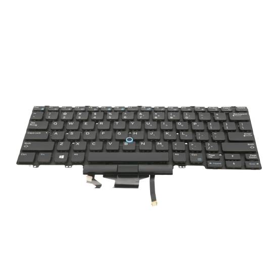 Klawiatura laptopa do Dell Latitude 5490 7490 (podświetlana trackpoint)