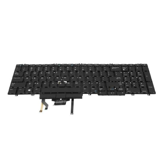 Klawiatura laptopa do Dell Precision 7540 7730 7740 (podświetlana trackpoint)