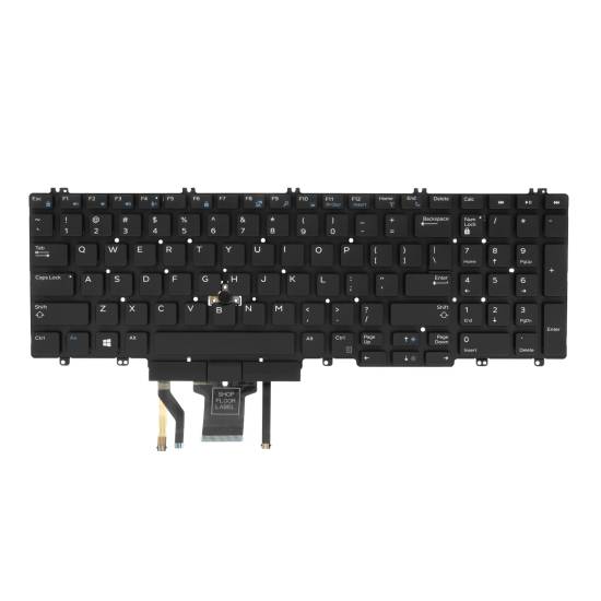 Klawiatura laptopa do Dell Precision 7540 7730 7740 (podświetlana trackpoint)