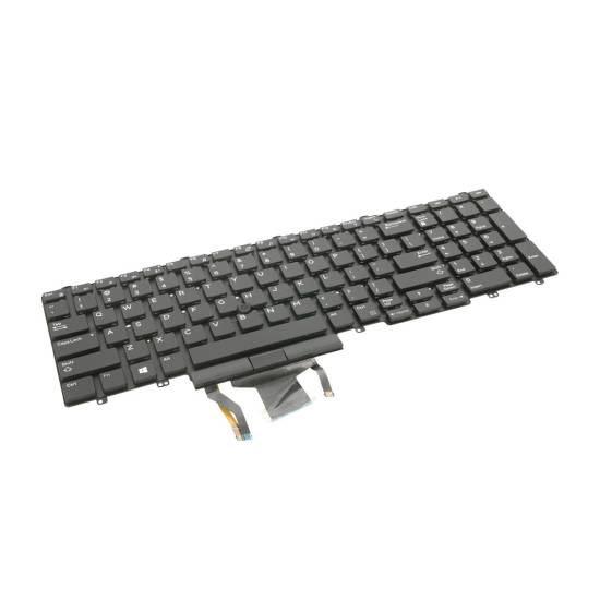 Klawiatura laptopa do Dell Latitude E5550 E5570 E5580 (podświetlana trackpoint)