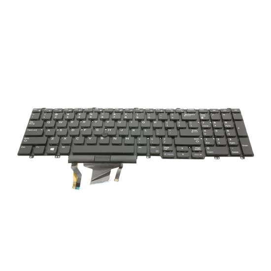 Klawiatura laptopa do Dell Latitude E5550 E5570 E5580 (podświetlana trackpoint)