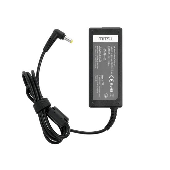 Zasilacz Mitsu 19v 3.42a (5.5x1.7) 65W do Acer Packard Bell
