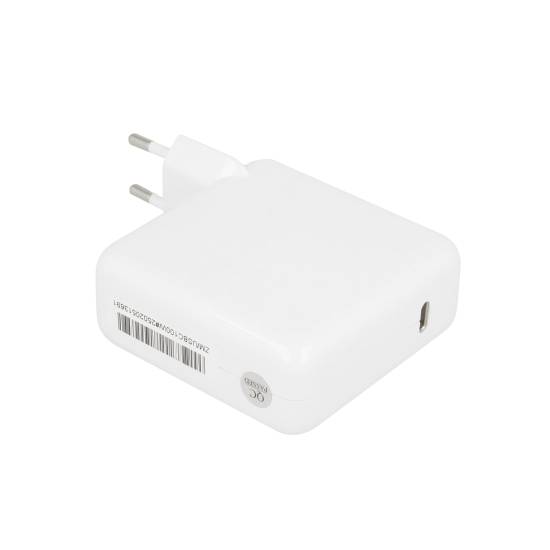 Zasilacz Mitsu 100W USB type C USB-C (white)