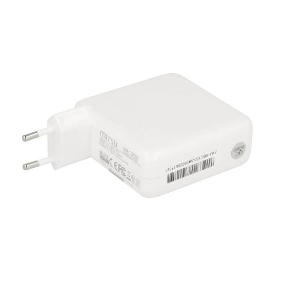 Zasilacz Mitsu 100W USB type C USB-C (white)