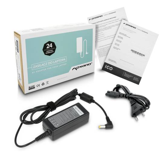 Zasilacz Movano 19v 1.58a (5.5x1.7) 30W do Acer Dell Packard Bell