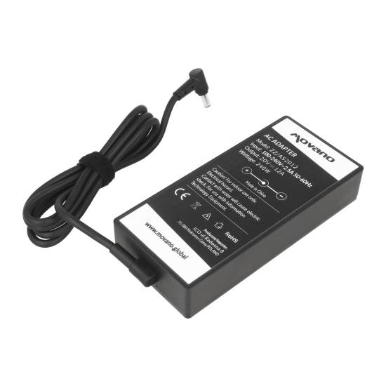 Zasilacz Movano 20v 12a (6.0x3.7 pin) 240W do Asus
