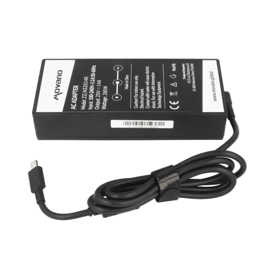 Zasilacz Movano 20v 14a 280W do Asus