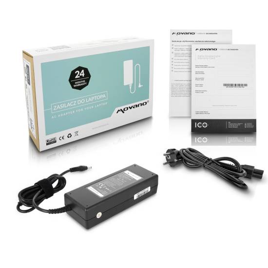 Zasilacz Movano 19v 6.3a (5.5x2.5) 120W do Asus Toshiba MSI itd