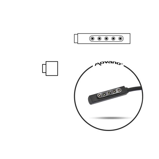 Zasilacz Movano 12v 3.6a (multipin 5 pinów) 43W do Tablet Microsoft Surface