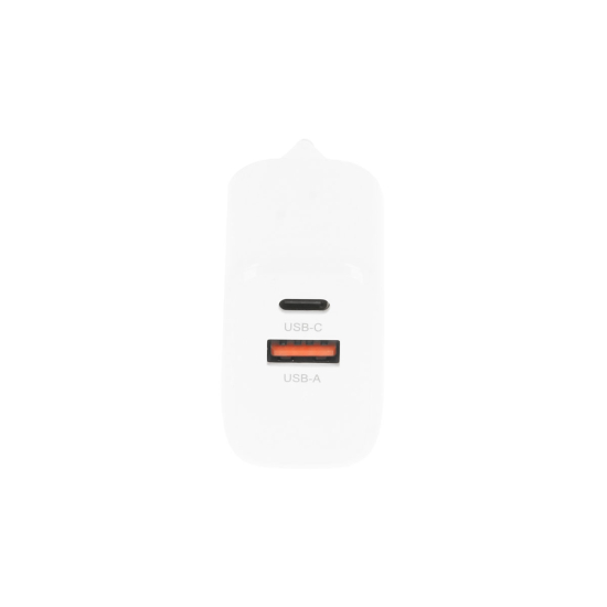 Ładowarka Movano GaN 20W USB-C PD + USB-A (white)