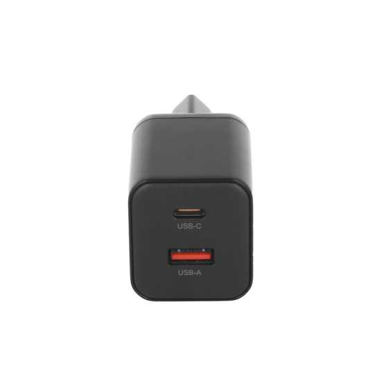 Ładowarka Movano GaN 45W USB-C PD + USB-A (black)