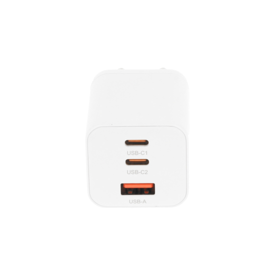 Ładowarka Movano GaN 65W 2x USB-C PD + USB-A (white)