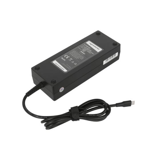 Zasilacz Movano 130W USB type C USB-C (black)