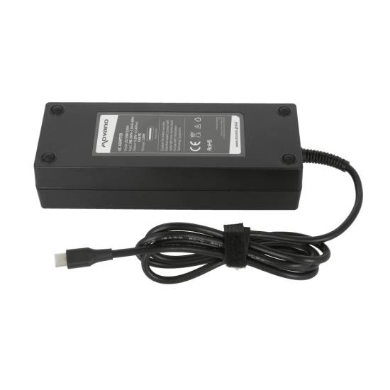 Zasilacz Movano 130W USB type C USB-C (black)