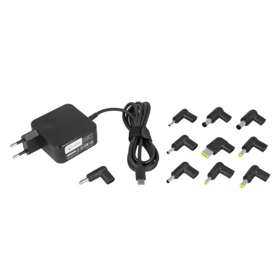 Zasilacz Movano uniwersalny 45W USB-C - 10 wtyków