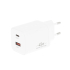 Ładowarka Movano GaN 45W USB-C PD + USB-A (white)