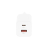 Ładowarka Movano GaN 45W USB-C PD + USB-A (white)