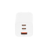 Ładowarka Movano GaN 65W 2x USB-C PD + USB-A (white)