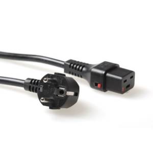 Kabel zasilania C19 Schuko 2,0m IEC lock AK5043