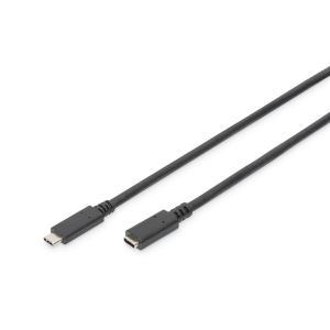 Kabel USB C - USB C 2.0 przedłużacz 2,0m Digitus AK-300210-020-S Kabel USB C - USB C 2.0 przedłużacz 2,0m Digitus AK-300210-020-S