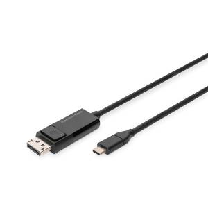 Kabel USB-C -> DisplayPort 8K dwukierunkowy 2m Digitus AK-300334-020-S