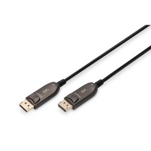 Kabel DisplayPort 1.4 M/M optyczny AOC 8K 10m Digitus AK-340107-100-S