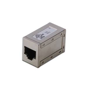 Adapter RJ45/RJ45 przelotka 1:1 kat. 6 ekranowany Digitus AT-AG 8/8 C6S