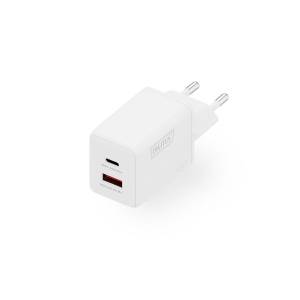 Ładowarka sieciowa zasilacz 45W GaN II USBA x1 USBC x1 Digitus DA-10302