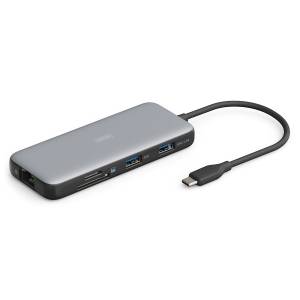 Stacja dokująca USBC 7-portów HDMI 4K RJ45 USB 3.2 x2 USBC PD 100W czytnik kart Digitus DA-70914