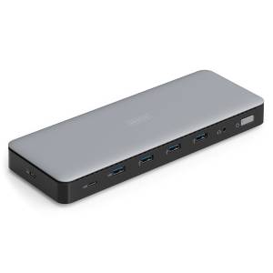 Stacja dokująca USBC 13-portów HDMI 4K x3 DP 4k x2 RJ45 2.5Gbit USB 3.2 x4 USBC 32 x1 zasilacz 150W Digitus DA-70918