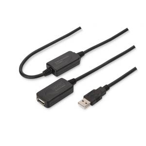 Kabel USB 2.0 A-A przedłużacz 20m aktywny Digitus DA-73102