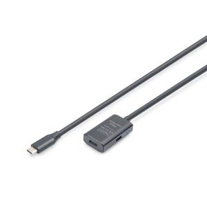 Kabel USB 3.2 USB-C -> USB-C 5G przedłużacz 5m aktywny Digitus DA-73108