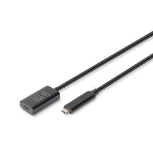 Kabel USB 3.2 USB-C -> USB-C 10G przedłużacz 5m aktywny Digitus DA-73112