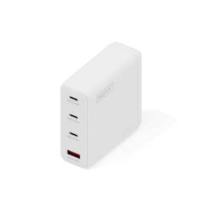 Ładowarka sieciowa zasilacz 140W GaN II USB-A x1 USB-C x3 Digitus DA-10305
