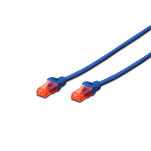 Patch cord U-UTP kat. 6 AWG 26/7 LSOH 0,25m niebieski Digitus DK-1617-0025/B