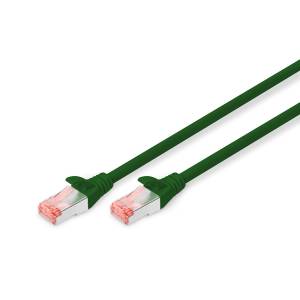 Patch cord S-FTP kat. 6 3,0m zielony Digitus DK-1644-030/G