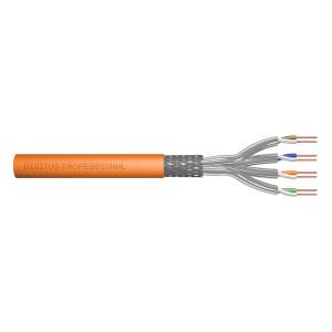 Kabel instalacyjny kat.7 S/FTP B2ca AWG 23/1 LSOH 100m pomarańczowy Digitus DK-1745-VH-1