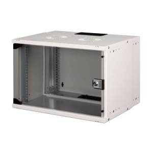 Szafa sieciowa naścienna 19" 7U SOHO PRO 370 x 540 x 400 mm szara Digitus DN-49202